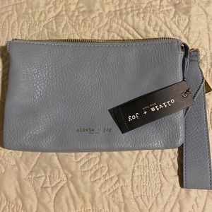 Light blue wrist wallet